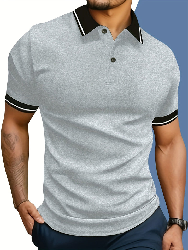 SOLID KNIT SHIRT FOR MEN