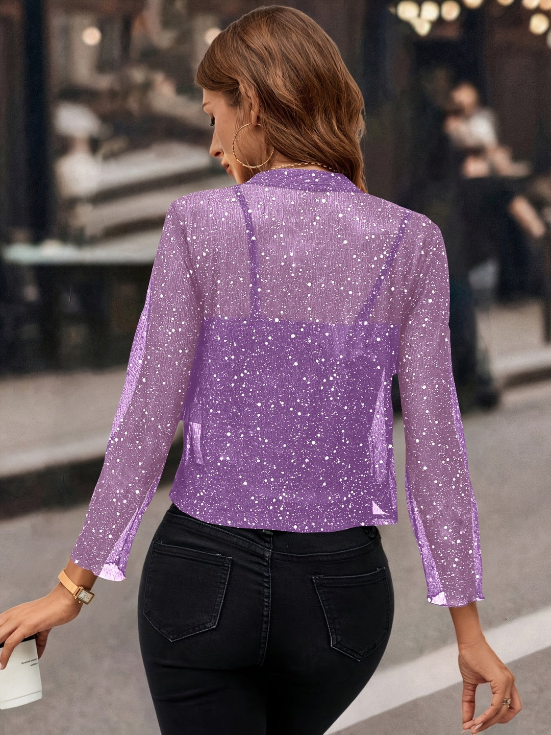 BEAUMONT NICE | VESTE COURTE À PAILLETTES POUR FEMMES