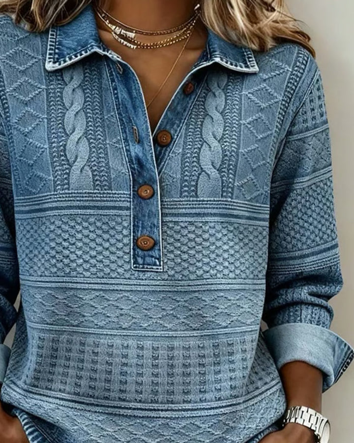 BEAUMONT NICE | CHEMISE EFFET DENIM POUR FEMME