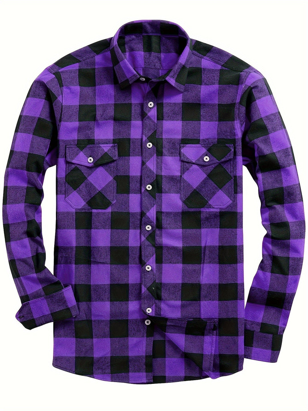 PLAID FLANNEL SHIRT FOR MEN