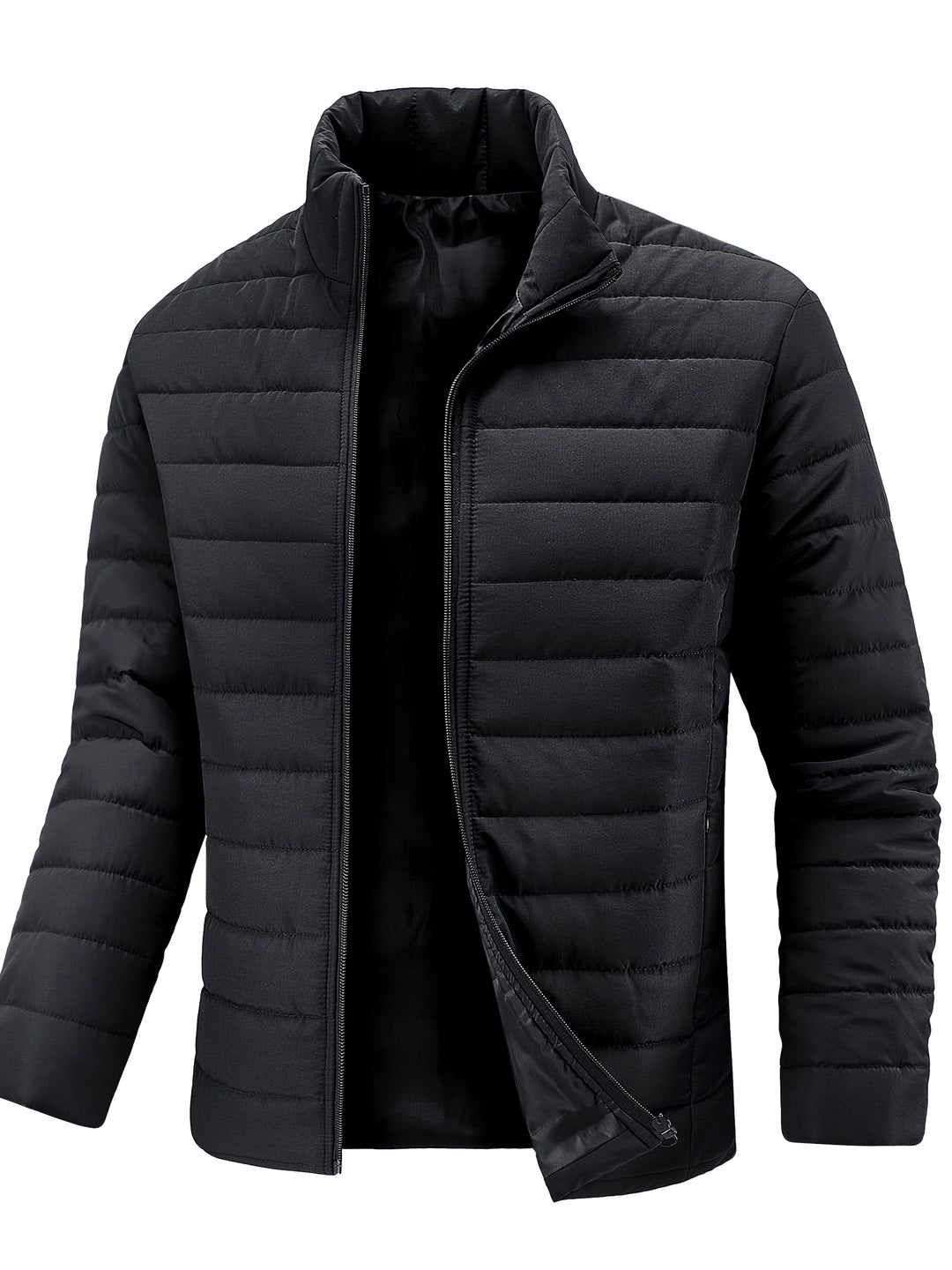 PADDED STAND COLLAR COAT FOR MEN