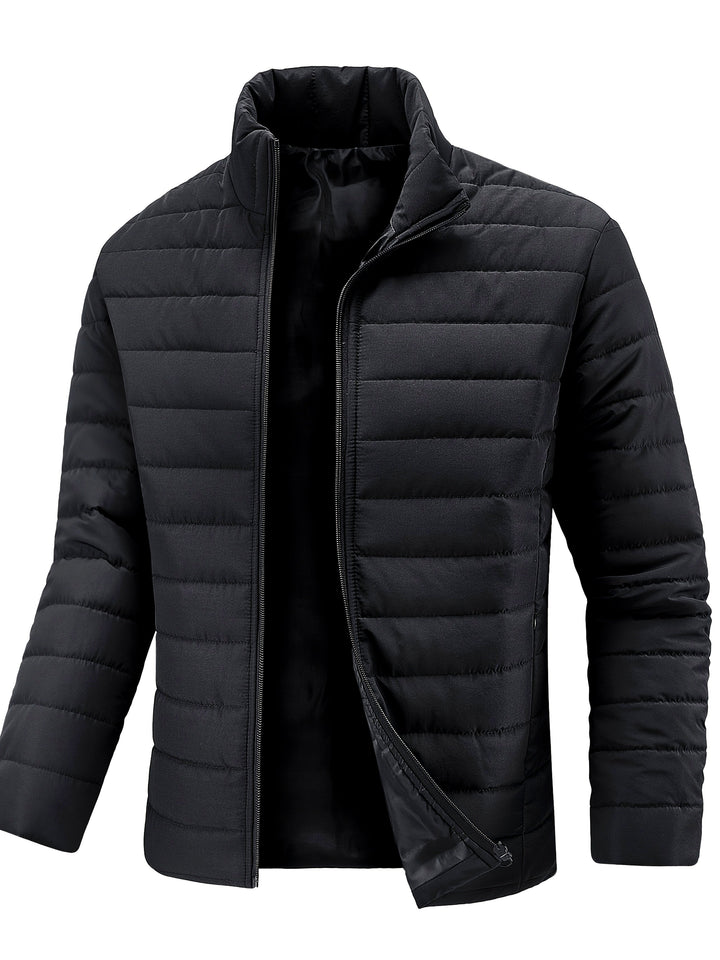 PADDED STAND COLLAR COAT FOR MEN
