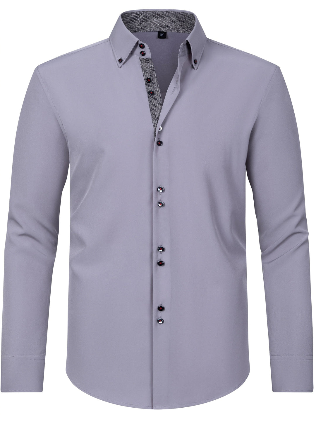 COLOR BLOCK DRESS SHIRT FOR MEN