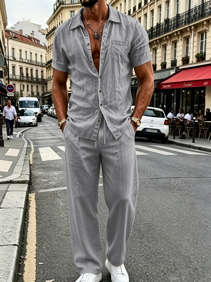 BUTTONED SET FOR MEN