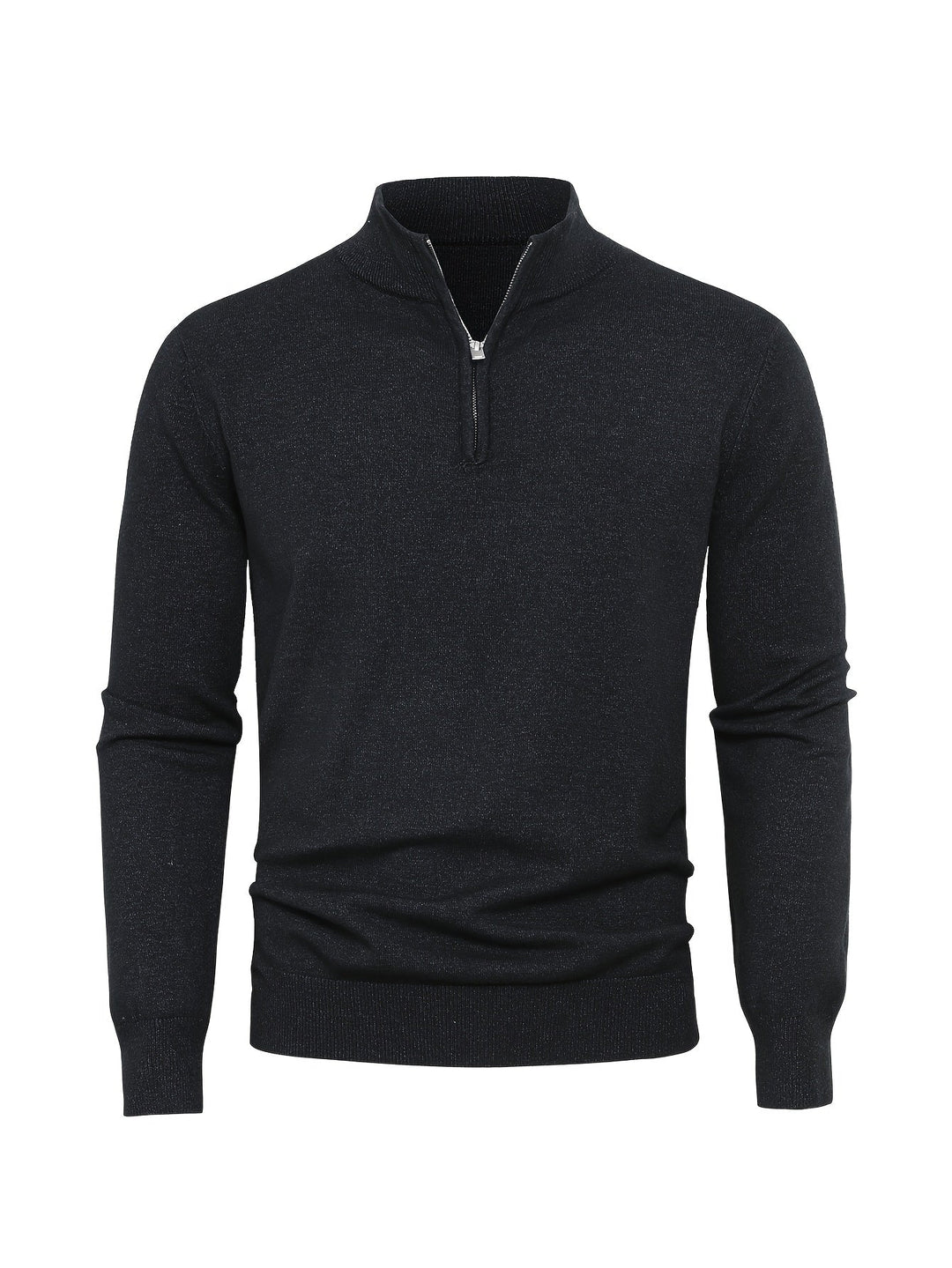 HIGH NECK ZIP SWEATER FOR MEN