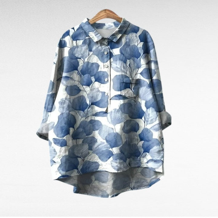 BEAUMONT NICE | BLOUSE FLEURS GRAPHIQUES POUR FEMMES