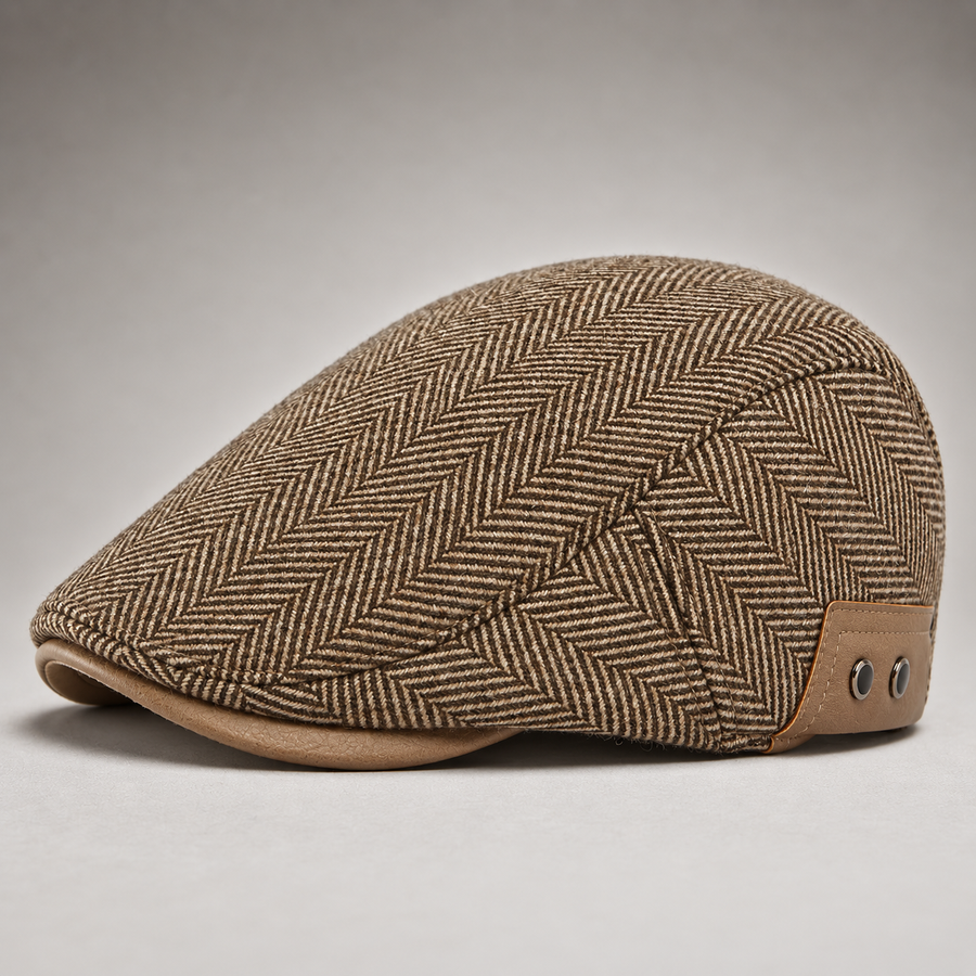 Casquette plate à chevrons Thornton