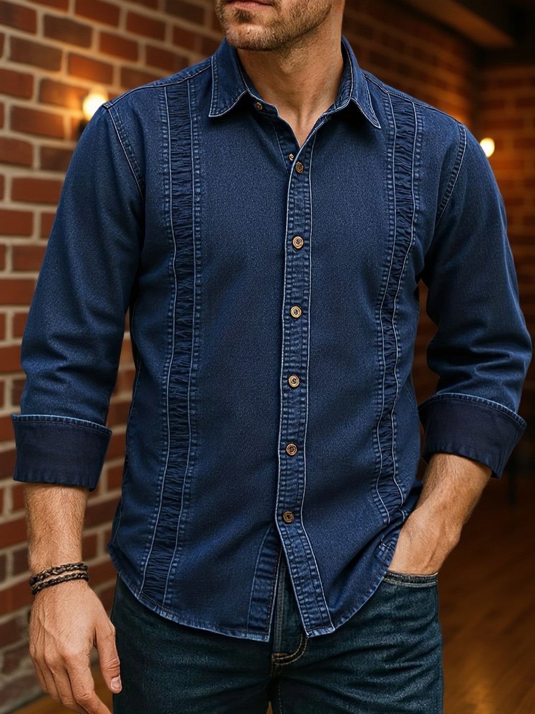DENIM SHIRT FOR MEN