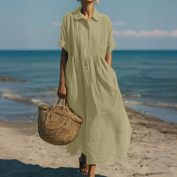 BEAUMONT NICE | ROBE EN LIN ÉLÉGANTE POUR FEMMES