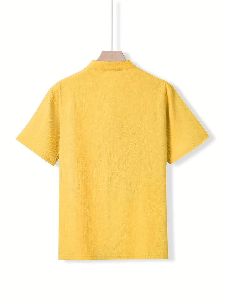 MANDARIN COLLAR SHIRT FOR MEN