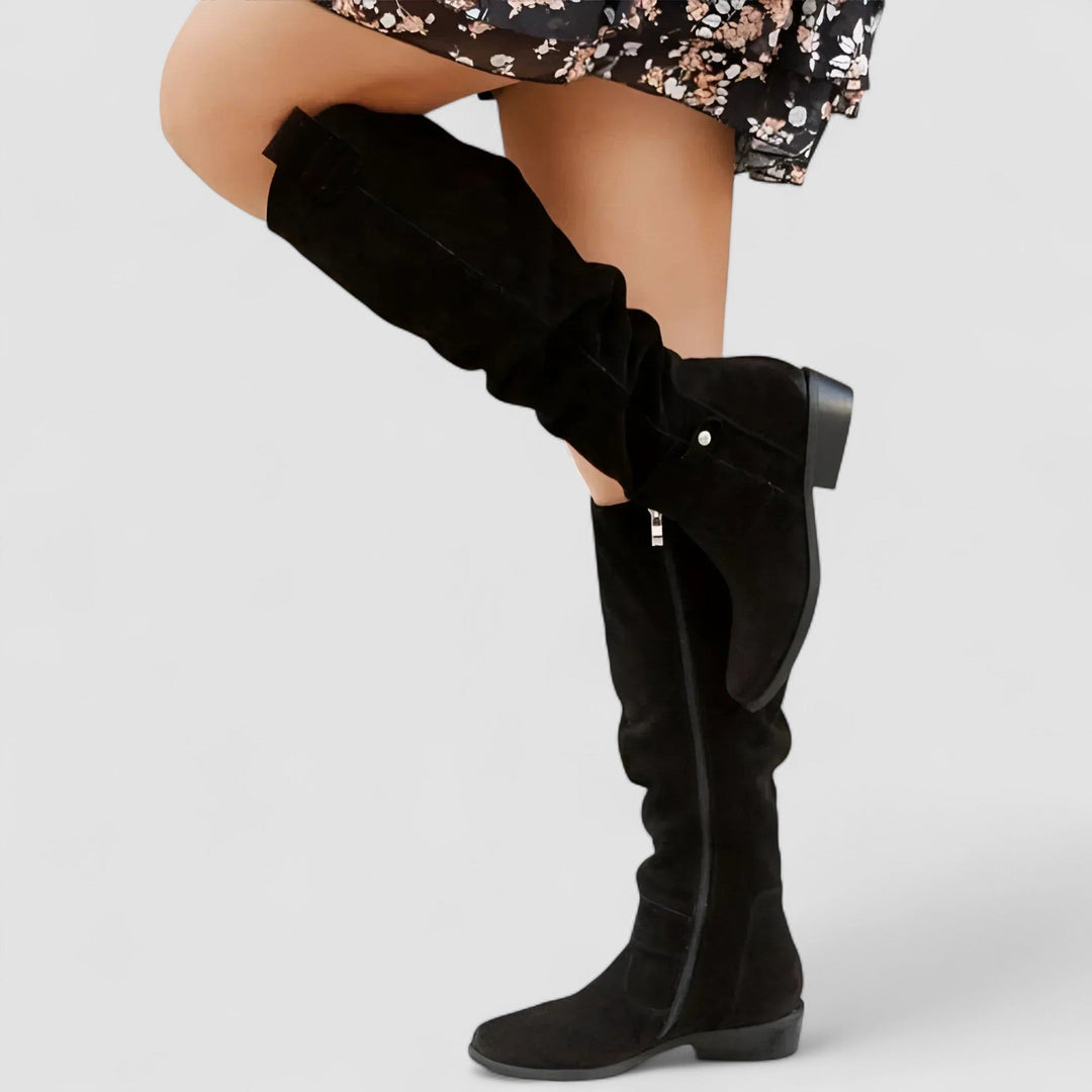 Charlie | Bottes hautes à petit talon