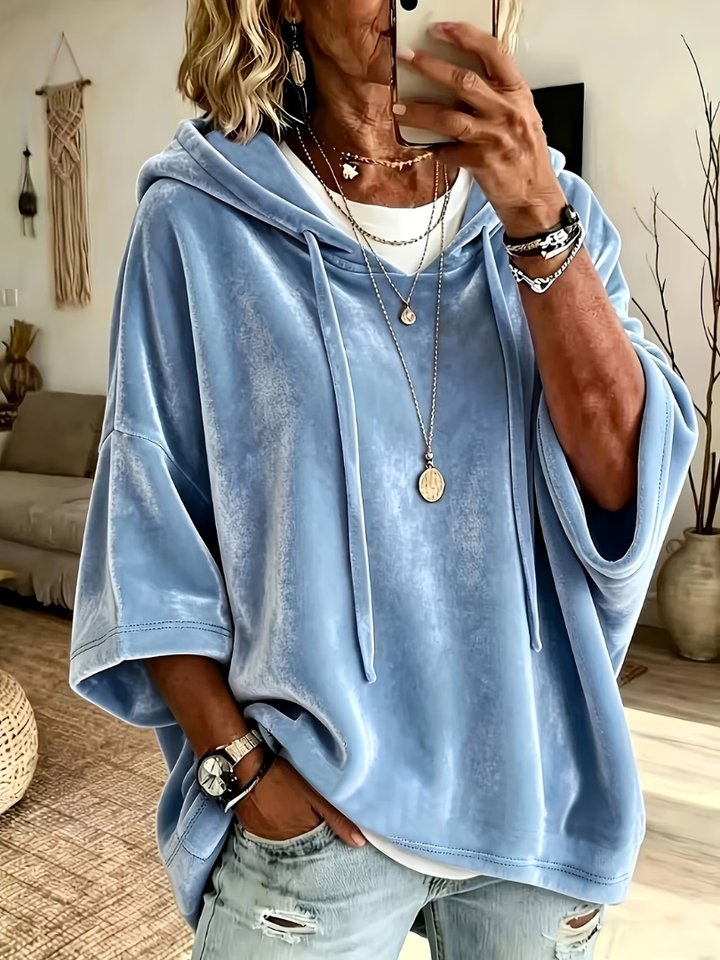 BEAUMONT NICE | SWEATSHIRT À CAPUCHE SURDIMENSIONNÉE CLASSIQUE POUR FEMMES