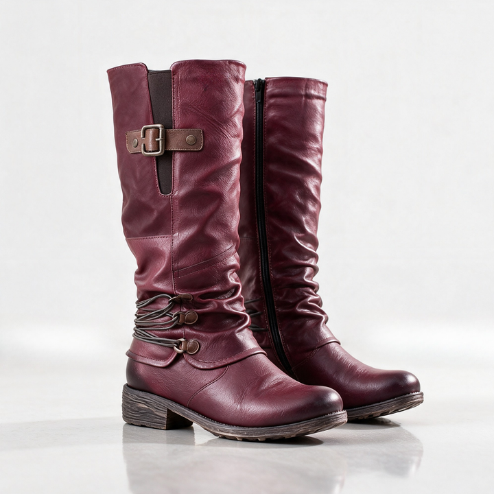 Maristel | Bottes cavalières orthopédiques à cordons