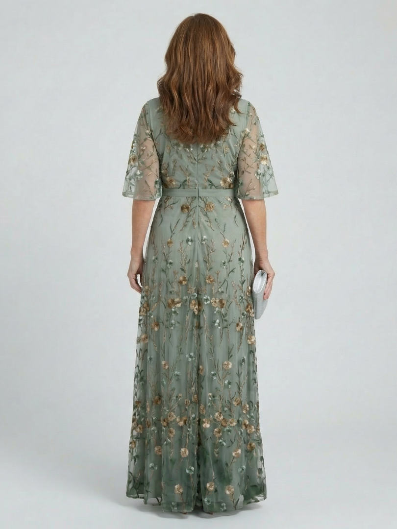 BEAUMONT NICE | ROBE MIDI CHIC EN MOUSSELINE POUR FEMME