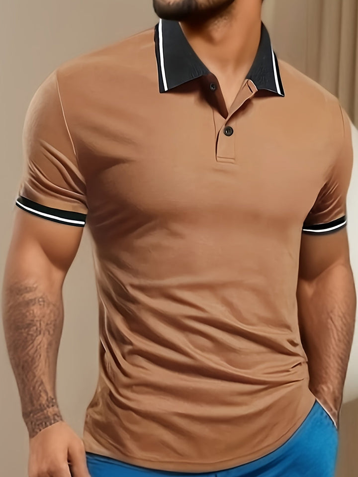 SOLID KNIT SHIRT FOR MEN