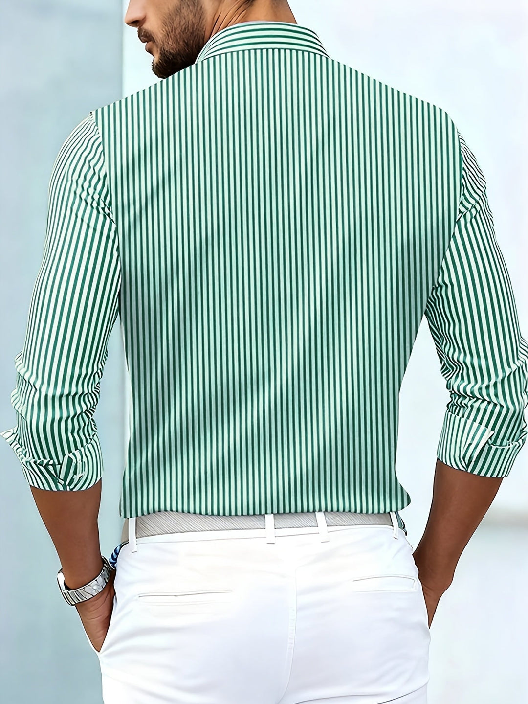 VINTAGE STRIPED SHIRT FOR MEN