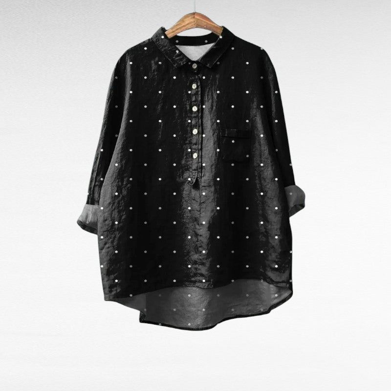 BEAUMONT NICE | BLOUSE À POIS POUR FEMMES