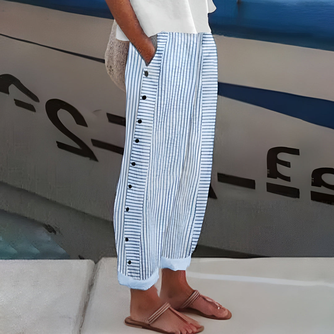 BEAUMONT NICE | PANTALONS RAYÉS POUR FEMMES