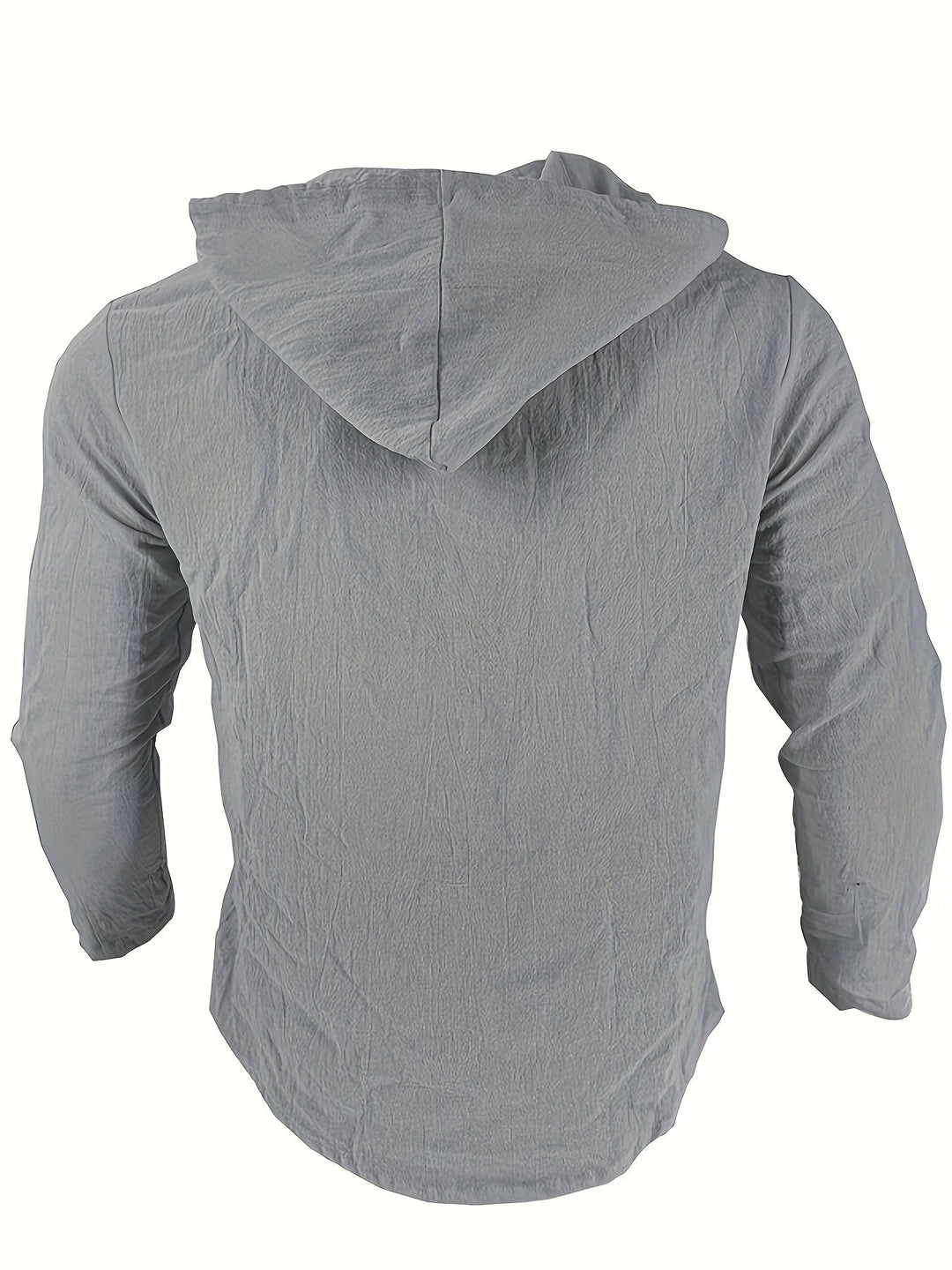 HOODED LINEN SHIRT FOR MEN