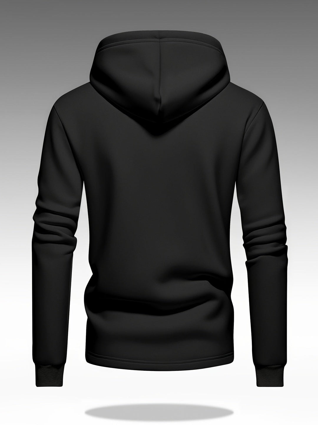 SOLID KNIT HOODIE FOR MEN