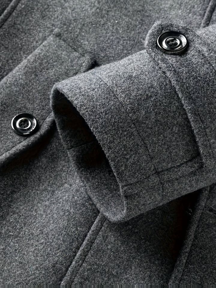 WOOL BLEND TWEED JACKET FOR MEN