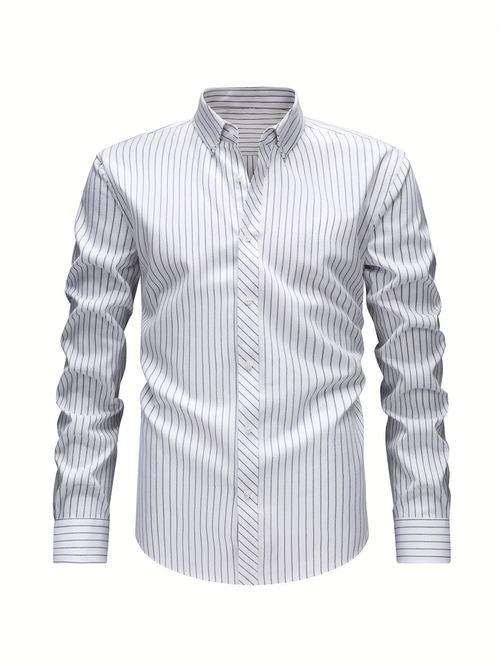STRIPED LOOSE SHIRT FOR MEN