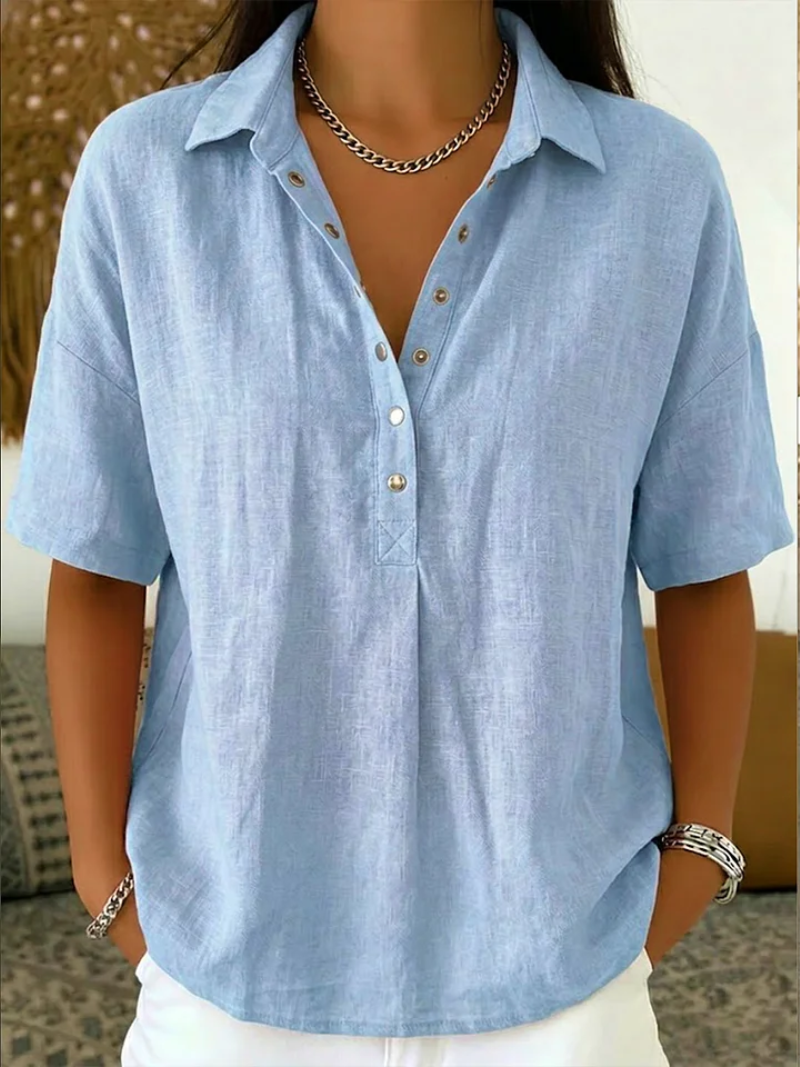 BEAUMONT NICE | BLOUSE À COL EN V POUR FEMMES