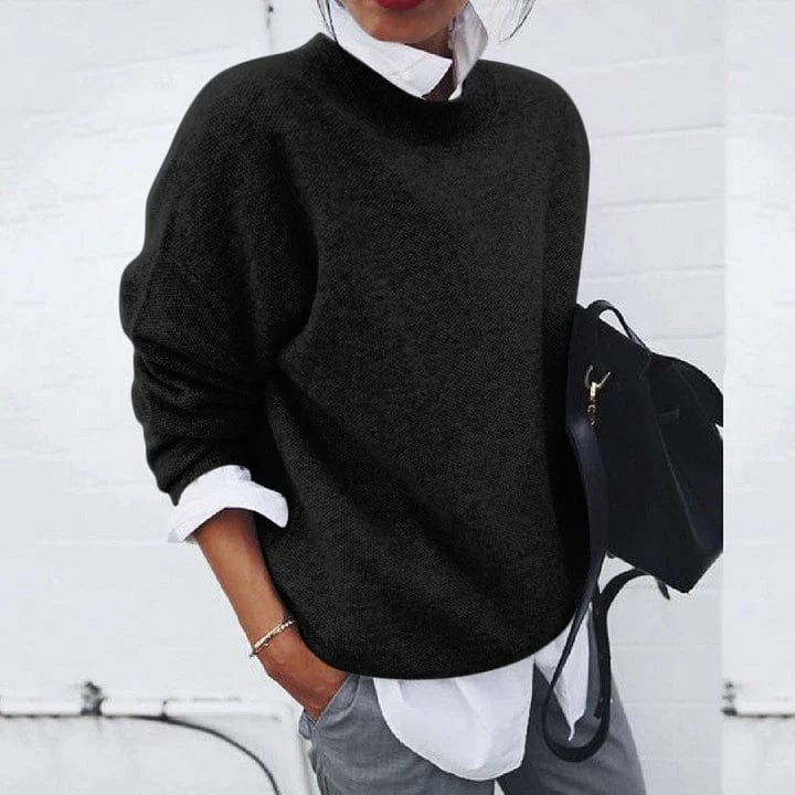 BEAUMONT NICE | PULL CLASSIQUE À MANCHES LONGUES POUR FEMMES