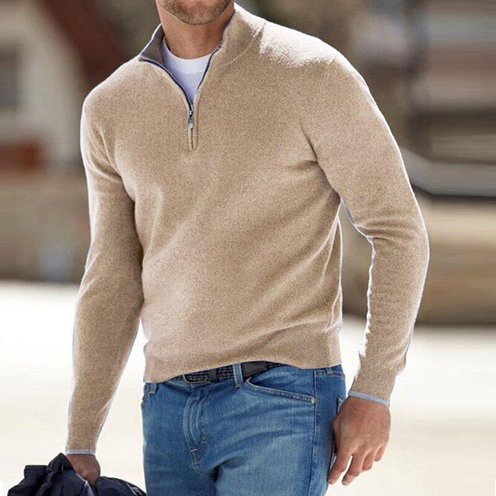 ZIP-UP PULLOVER FOR MEN