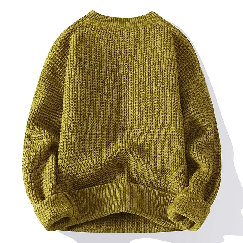 TEXTURED KNIT PULLOVER  FOR MEN