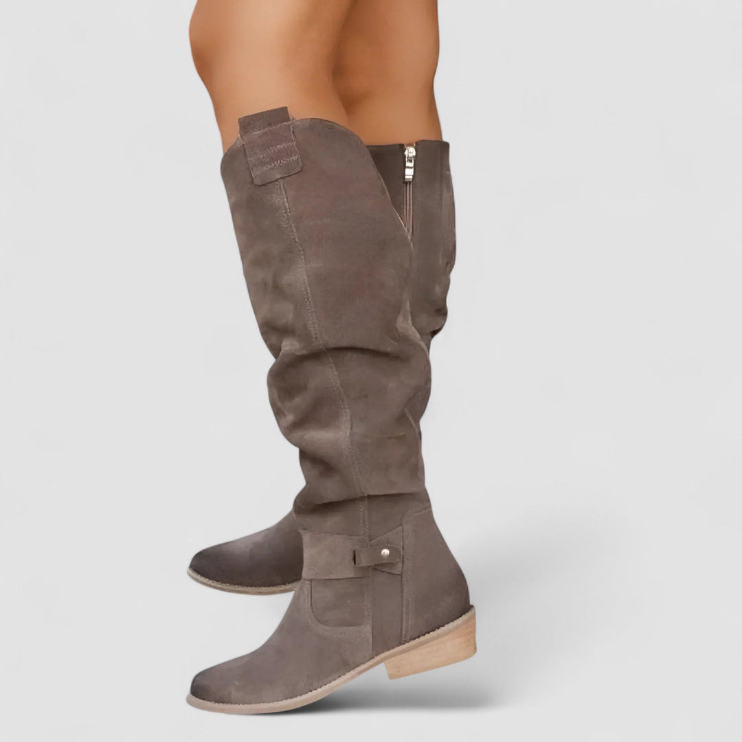 Charlie | Bottes hautes à petit talon
