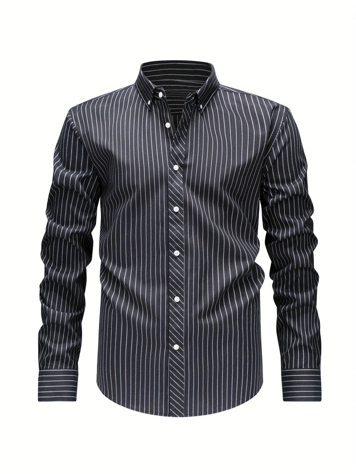 STRIPED COTTON SHIRT FOR MEN