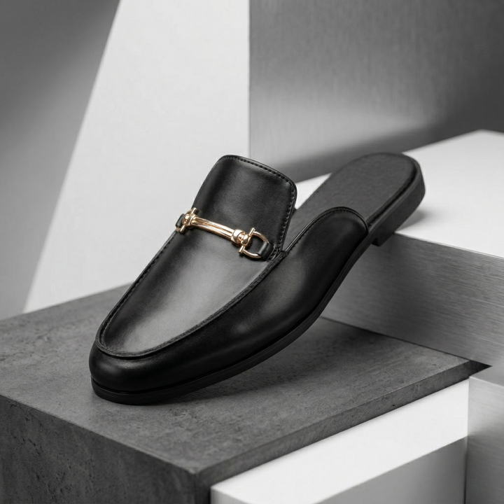 METALLIC MULES FOR MEN