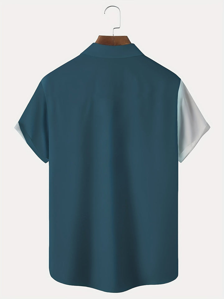 GRADIENT PRINT SHIRT FOR MEN