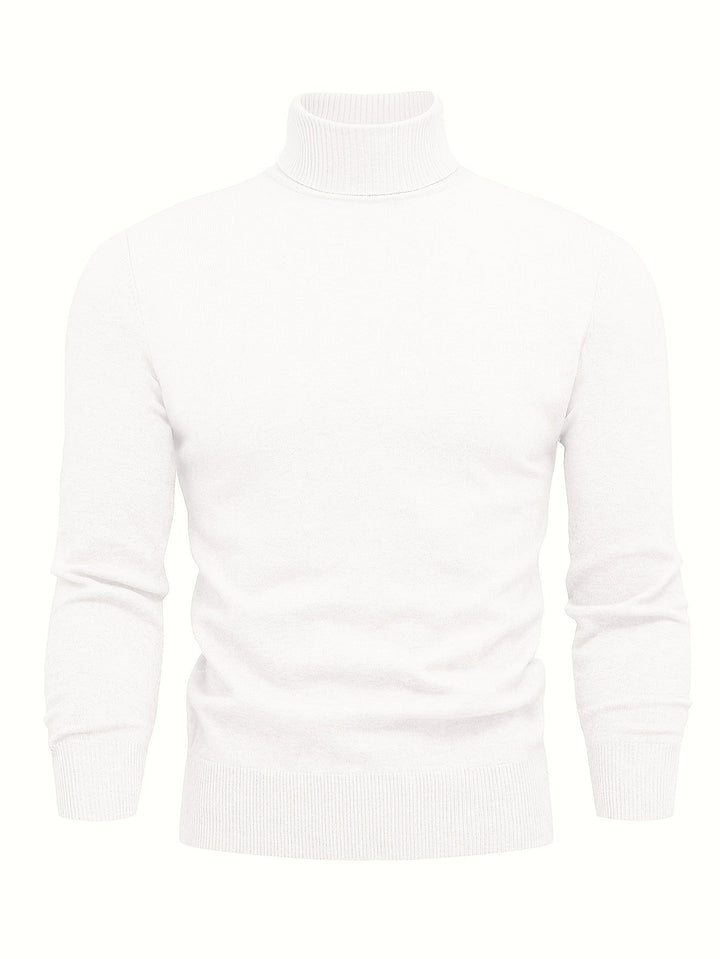 HIGH NECK KNIT SWEATER FOR MEN