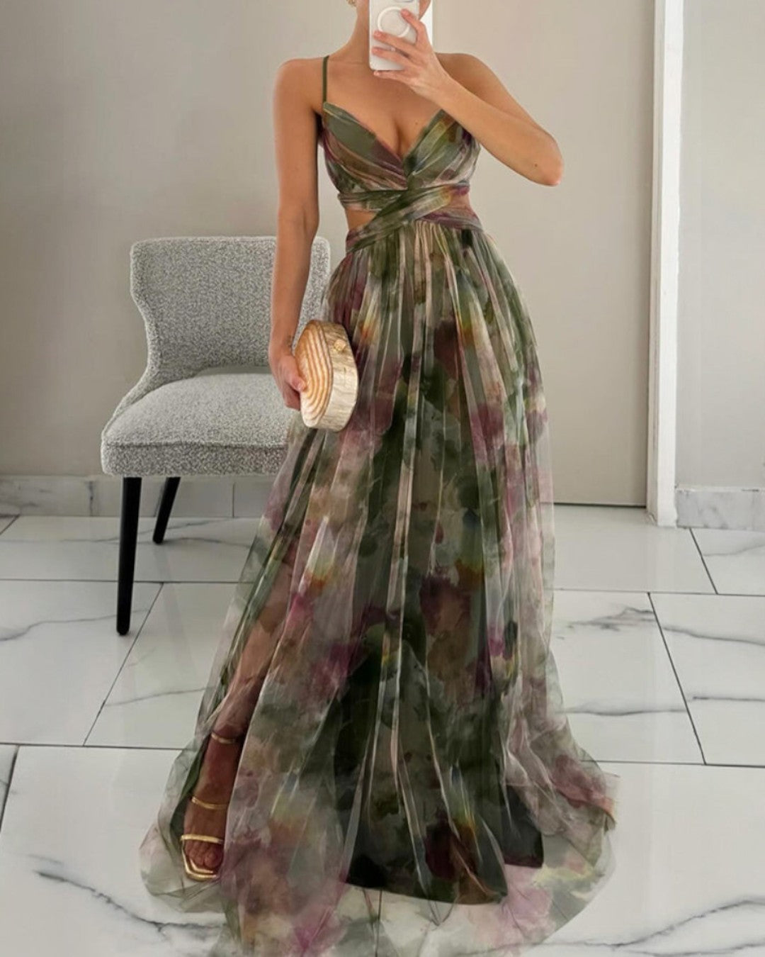 BEAUMONT NICE | ROBE MAXI FLORALE POUR FEMMES