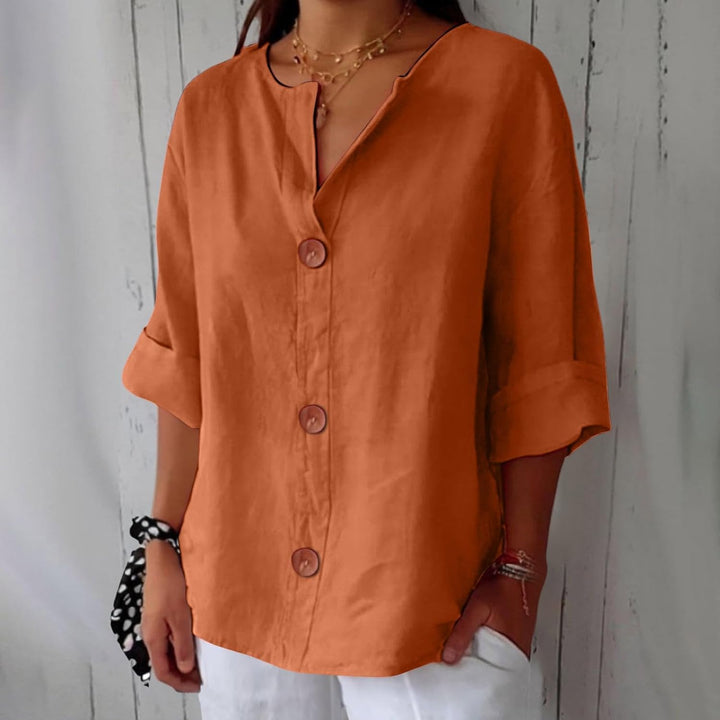 BEAUMONT NICE | CHEMISE À COL EN V POUR FEMMES