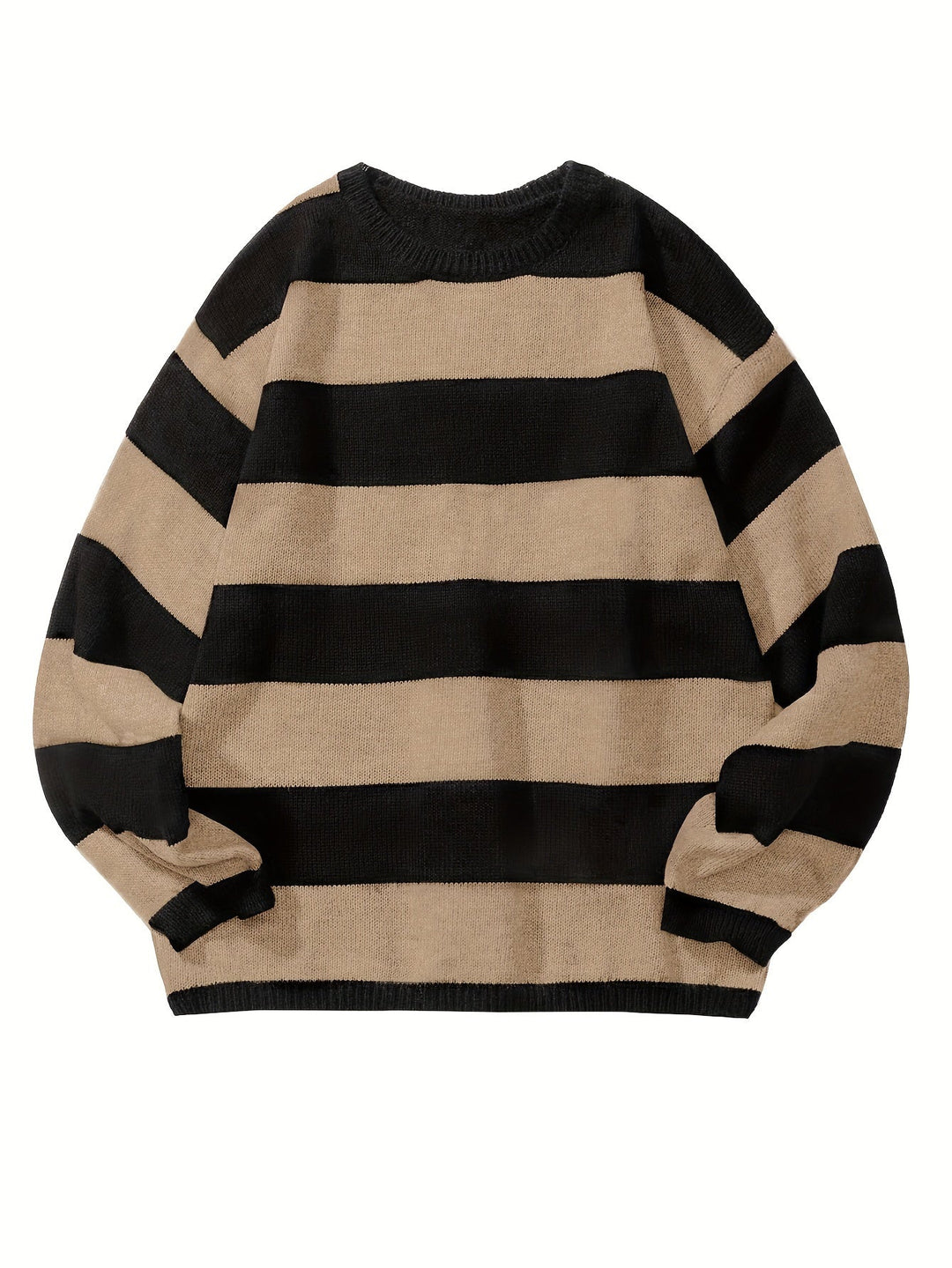 STRIPED KNIT PULLOVER FOR MEN