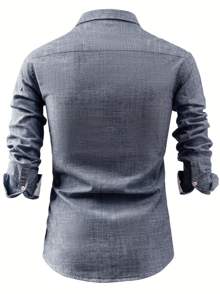 POCKET COTTON SHIRT FOR MEN
