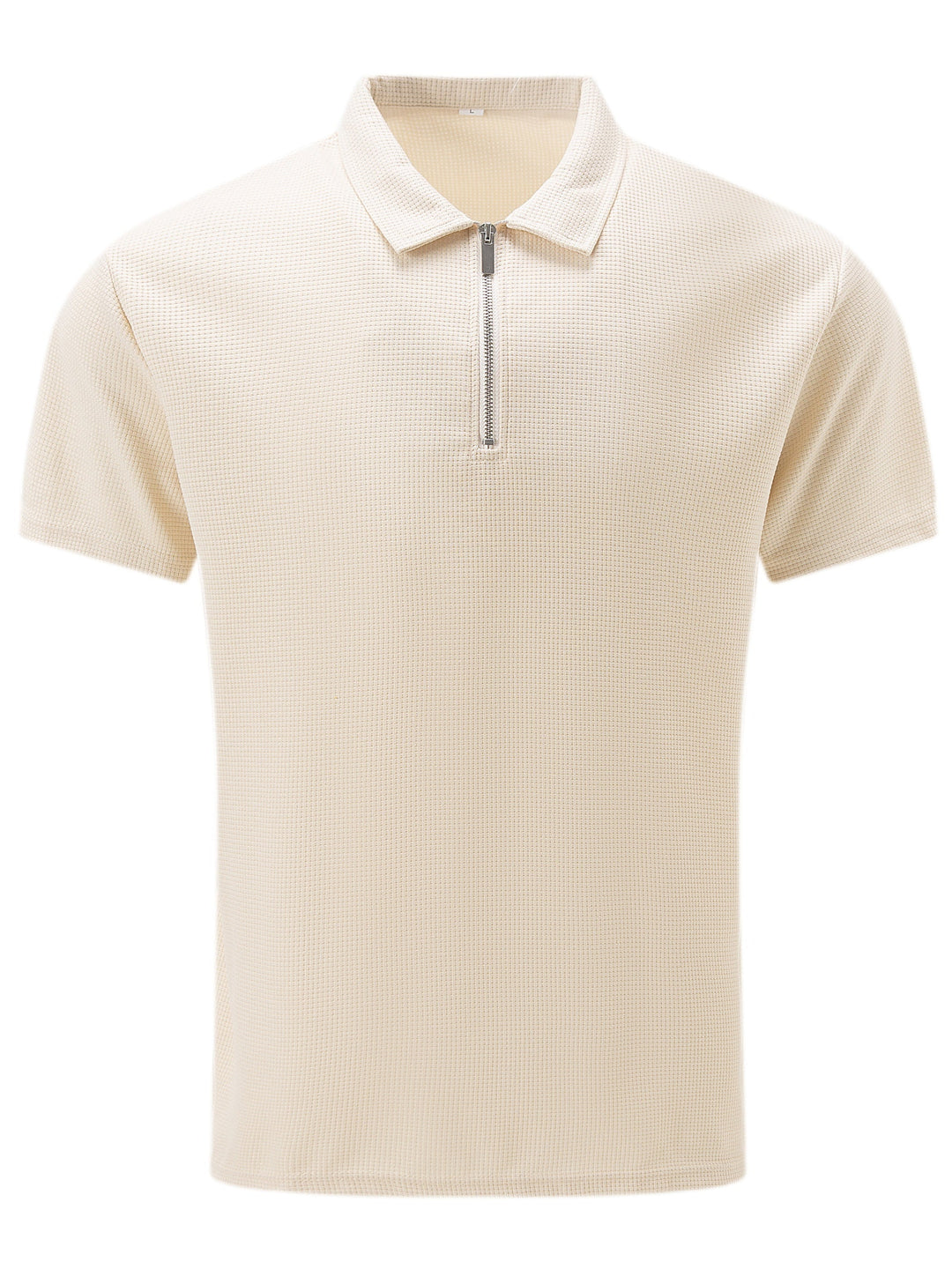ZIPPER SHORT SLEEVE SHIRT FOR MEN