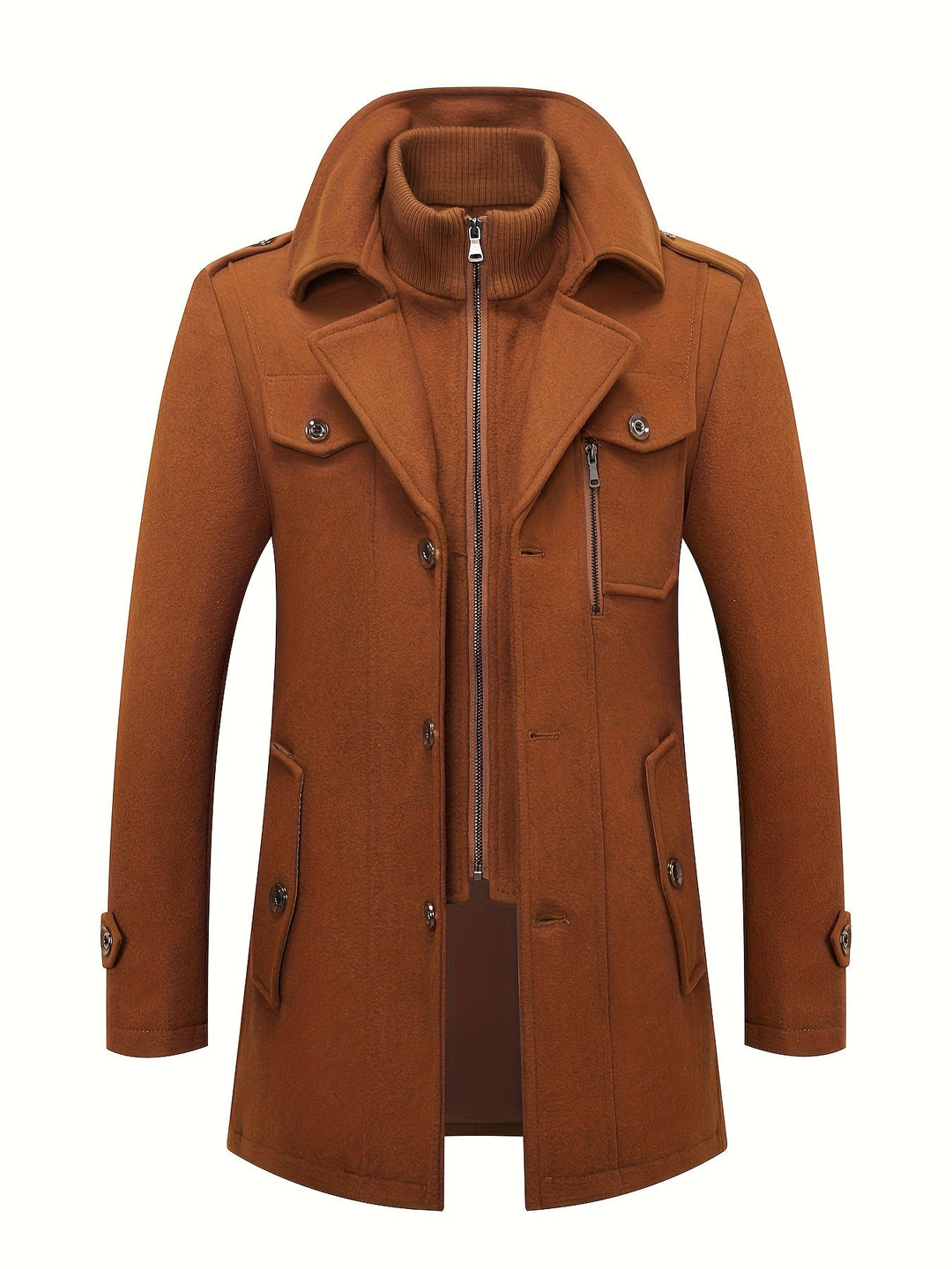 WOOL BLEND TWEED JACKET FOR MEN