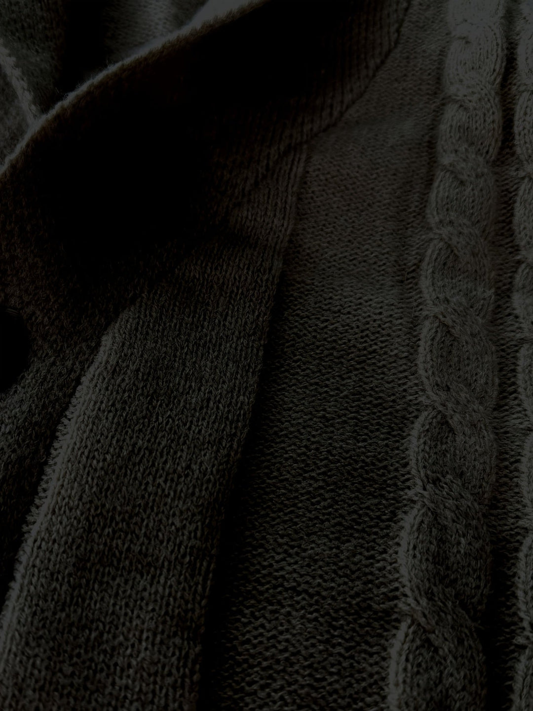 TEXTURED KNIT CARDIGAN FOR MEN