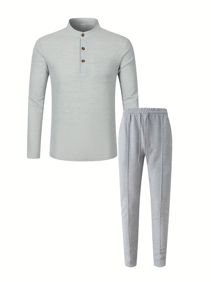 SOLID TWO PIECE SET FOR MEN