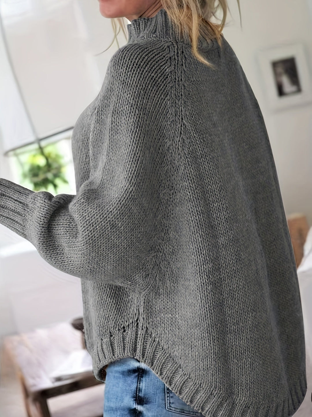 BEAUMONT NICE | PULL CÔTELÉ À OURLET ÉVASÉ POUR FEMMES