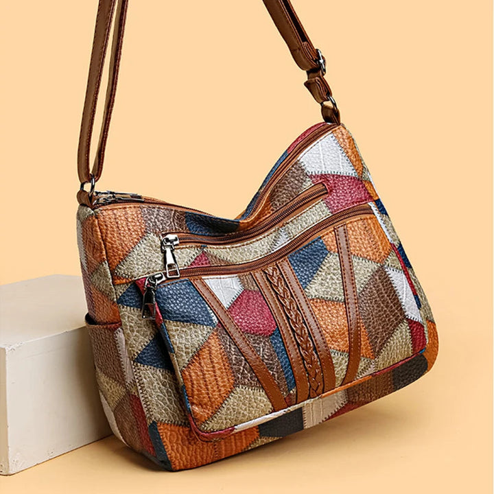 BEAUMONT NICE | SAC PATCHWORK GÉOMÉTRIQUE POUR FEMMES