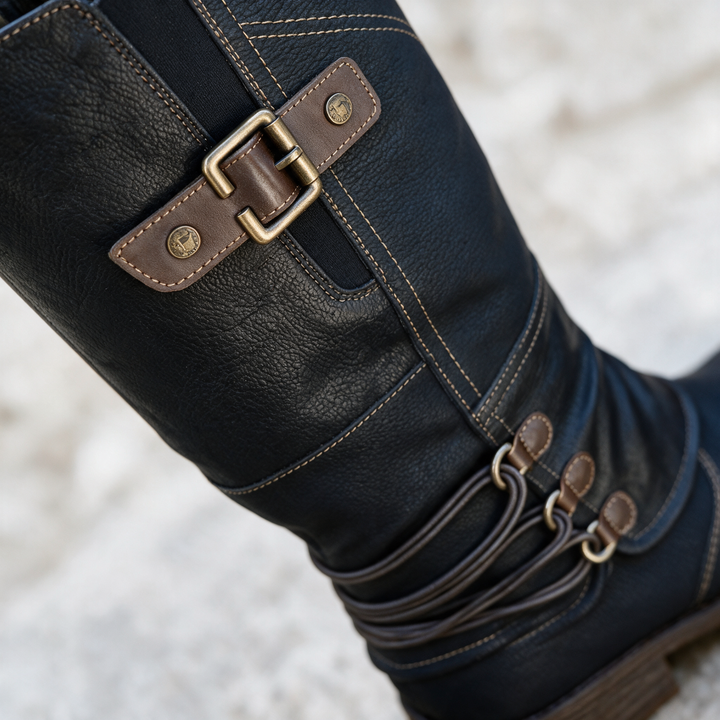 Maristel | Bottes cavalières orthopédiques à cordons