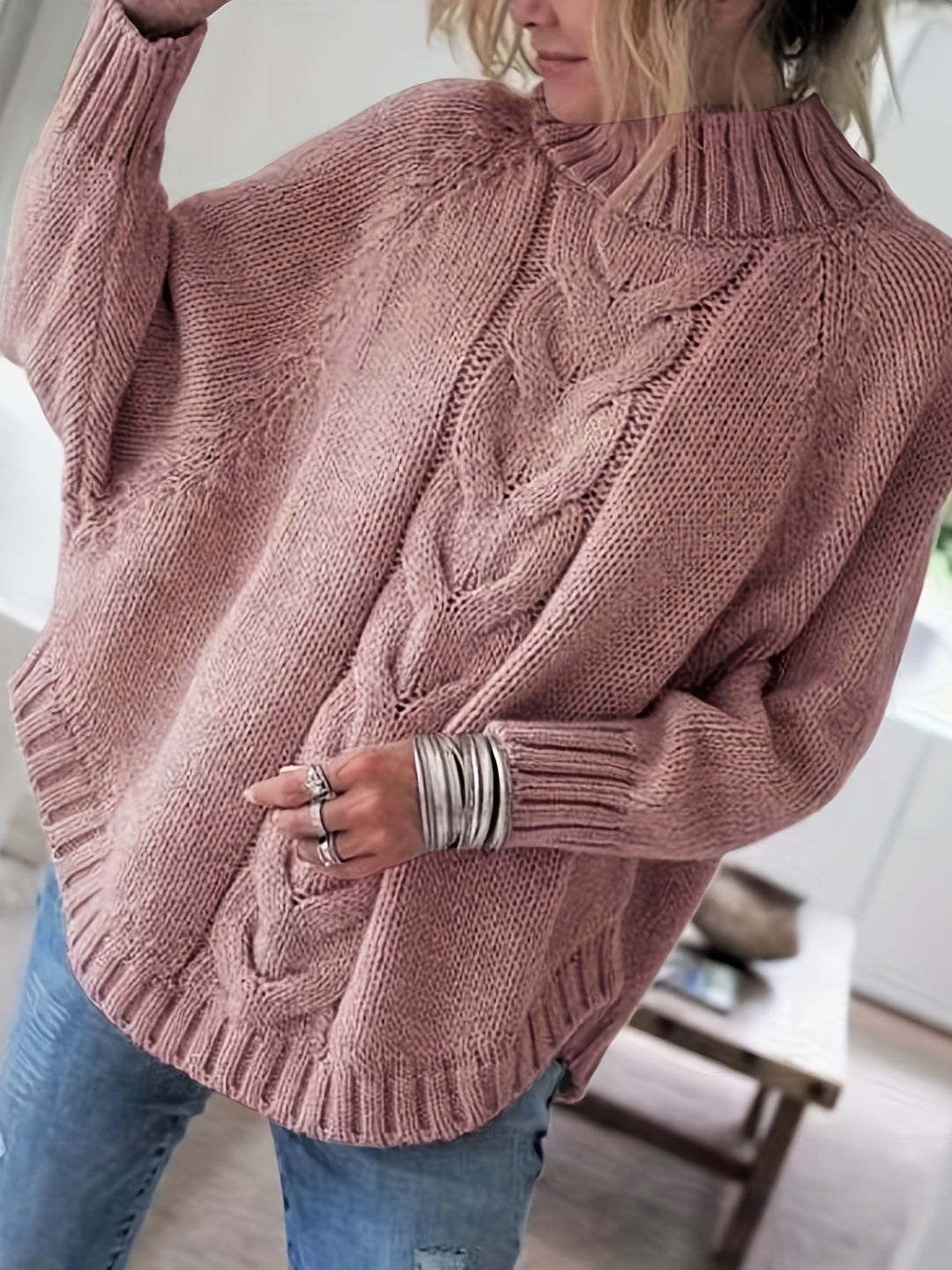 BEAUMONT NICE | ANCIEN SWEAT À COL MONTANT POUR FEMMES