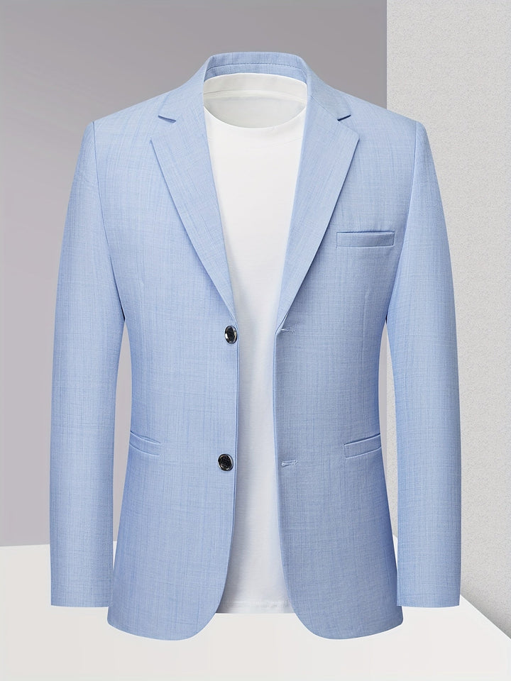 TEXTURED SUIT JACKET FOR MEN