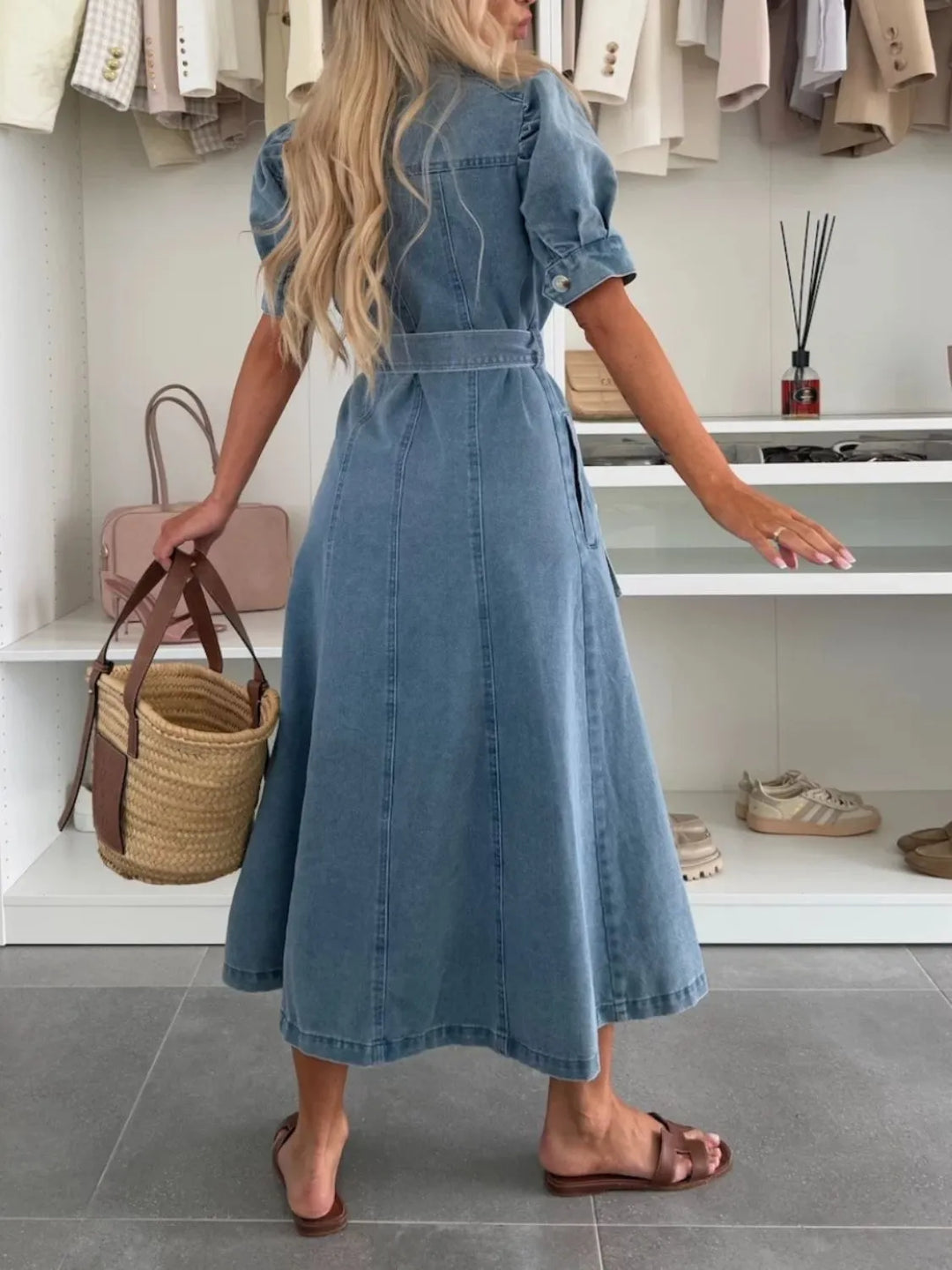 BEAUMONT NICE | ROBE CHEMISE EN DENIM POUR FEMMES