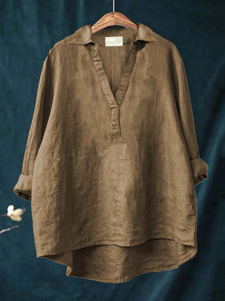 BEAUMONT NICE | BLOUSE COL V POUR FEMMES